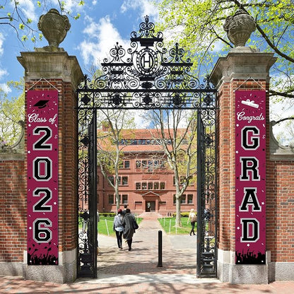 2026 Graduation Decorations, Graduation Banner Class of 2026, Hanging - Image 2