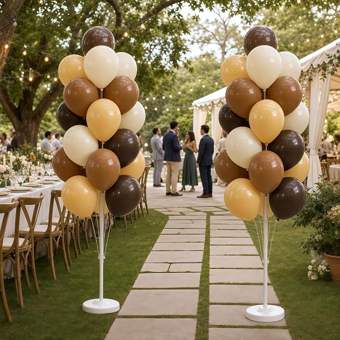 Hiins Brown Balloon Stand Kit Set of 2 - Image 7