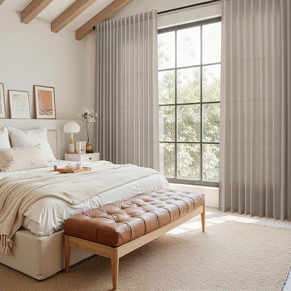 Ecru Linen Curtains 84 Inches Long - Image 7