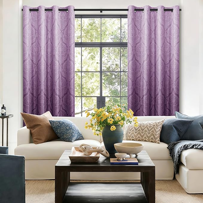 DWCN 100% Blackout Curtains for Bedroom 54 Inch Long - Image 7