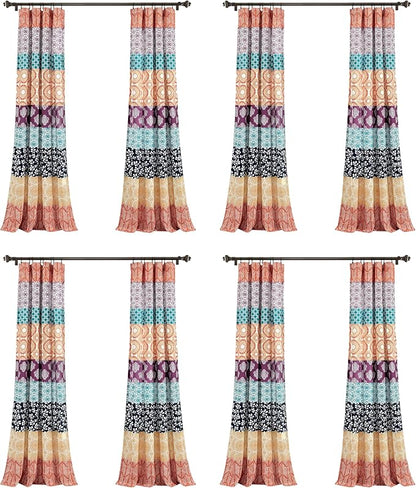 Lush Decor Bohemian Stripe Window Curtain Panels by LushDecor