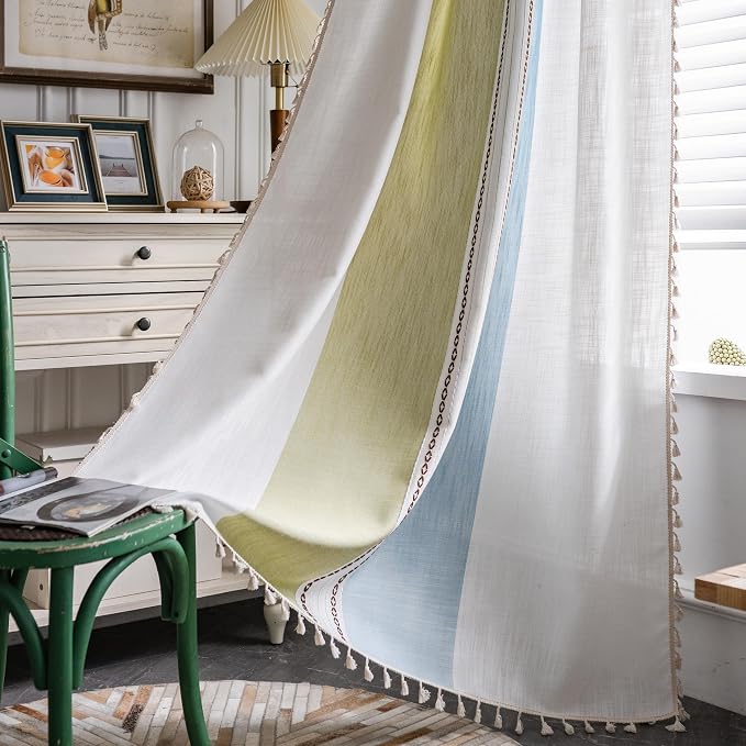 Sutuo Home Boho Curtains 102 inches by SutuoHome