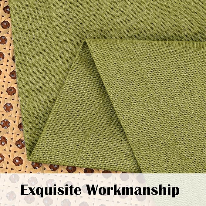 Farmhouse Cotton Linen Curtains - Image 5