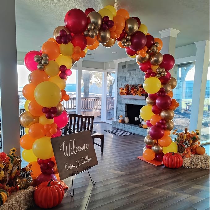 Fall Balloon Arch Kit, Fall Birthday Party Decorations - Image 5