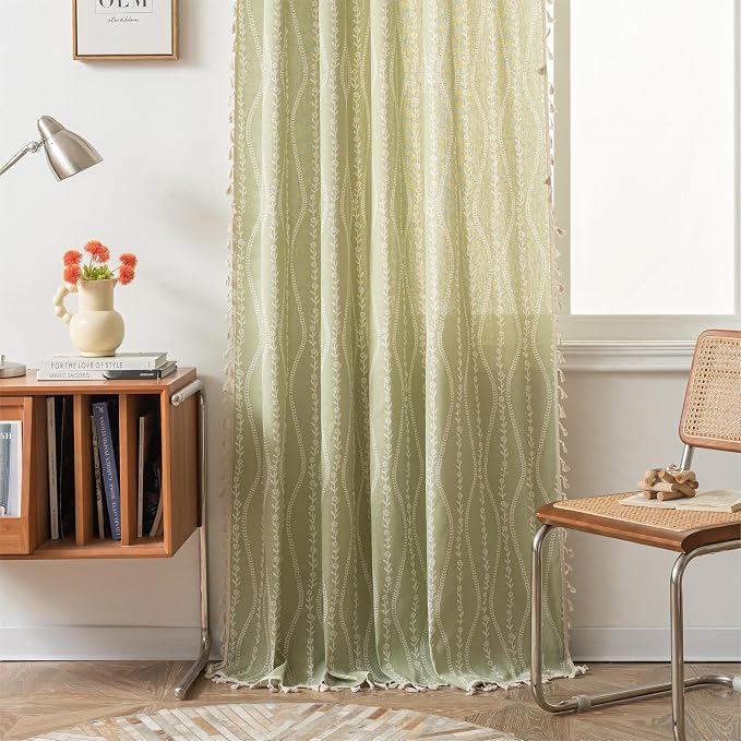 Sutuo Home Boho Curtains 63 Inches Length - Image 5