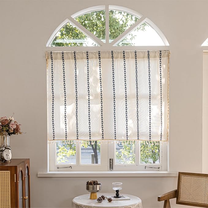 Sutuo Home Boho Valance Curtain 36 inches Tier by SutuoHome