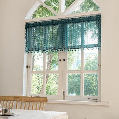 Sutuo Home Boho Valance Curtains - Image 4