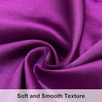NTBAY 2 Pack Satin King Pillowcases for Hair and Skin, Luxurious and Silky Pillow Cases with Envelope Closure, 20x40 Inches, Purple