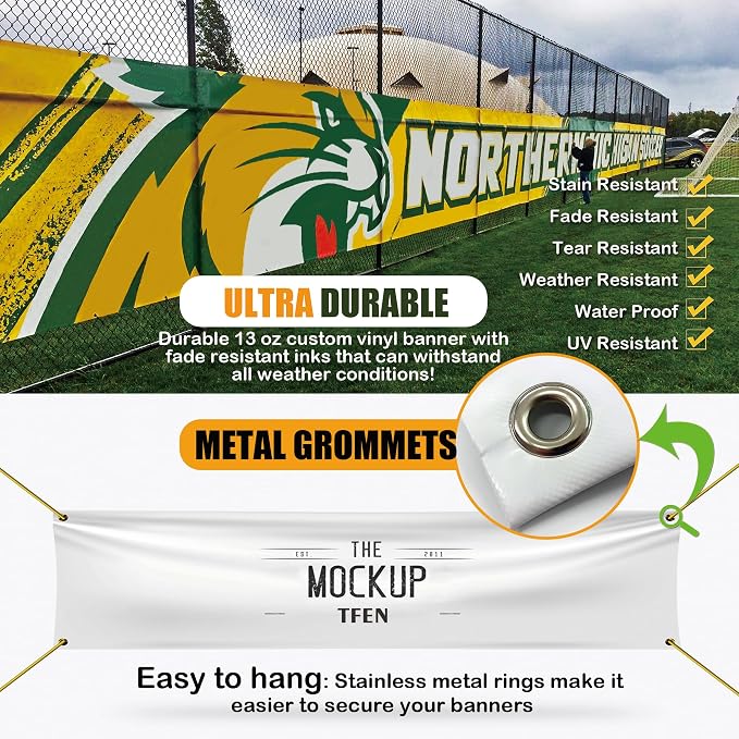 Custom Banner 2ft x 12ft Custom Vinyl Banner - Image 4