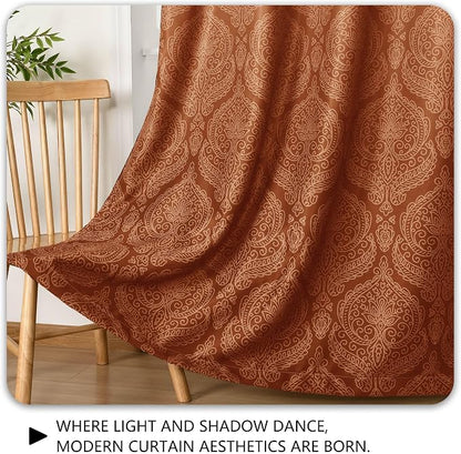 DWCN 100% Blackout Curtains for Bedroom 84 Inch Length - Image 7