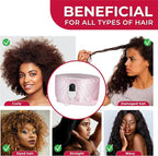 Thermal Steamer Cap for Great Deep Conditioning With 10-level Heat for Natural Black Hair