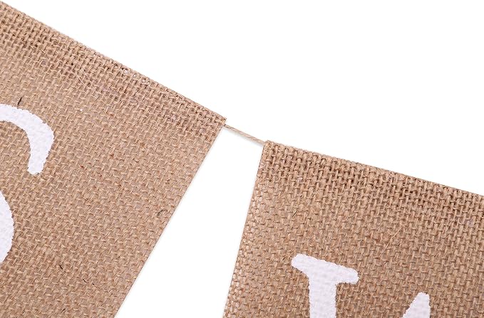 Sweet Baby Boy Burlap Banner - Image 8