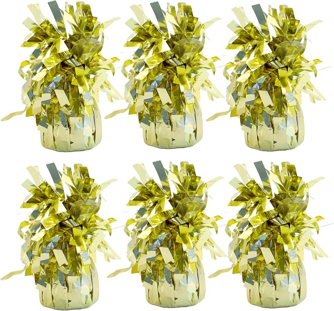 Balloon Weights Light Gold 6Pcs | Perfect - Image 4