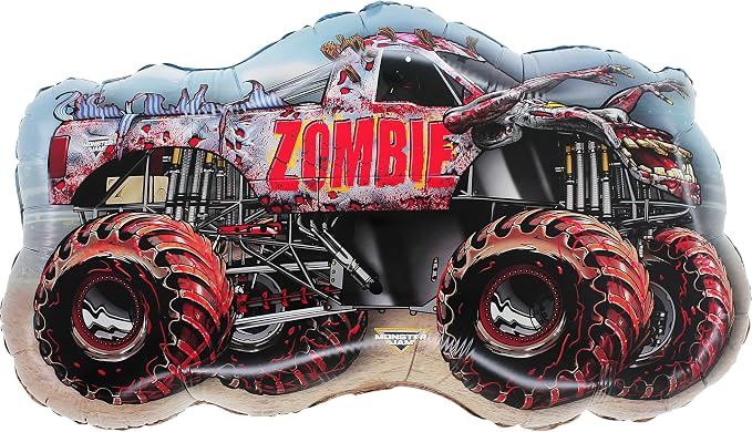 Toyland® 80cm Monster Jam " Zombie " Foil Balloon by MonsterJamSuperstore