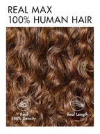LUVME HAIR 5X5 Deep Curly 12 Inch 100% Human Hair Wigs Curly Deep Wave Glueless Lace Front 12 Inches, Pre Cut Plucked Hd Lace Short Wig Ready To Go Mix Brown Color Straight Bleached Knots Black Wigs