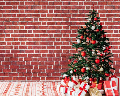 VitalCozy 15 x 10 ft Red Brick Wall Backdrop Fabric Brick Photo Background | - Image 4