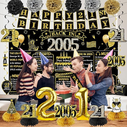 Zirtorei 21st Birthday Decorations - Image 5