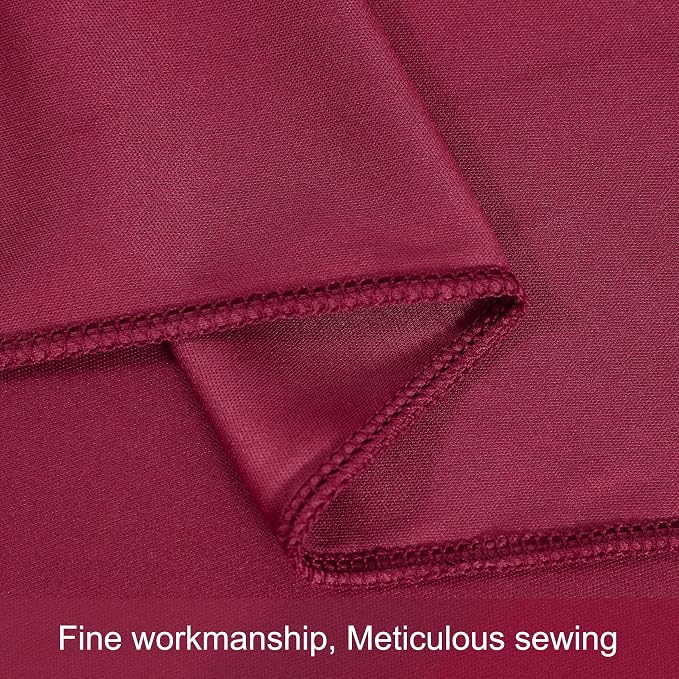 8 Panels Burgundy Backdrop Curtains - Image 8