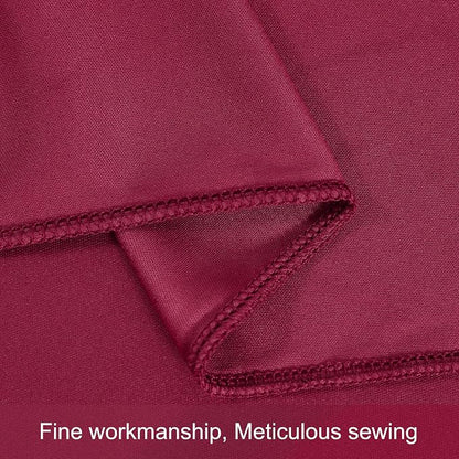 8 Panels Burgundy Backdrop Curtains - Image 8
