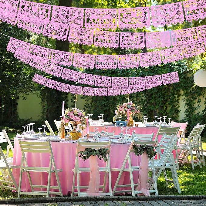 TaoBary 6 Pcs Papel Picado Mexican Wedding Cielito Lindo Party Decor 118 Feet - Image 4