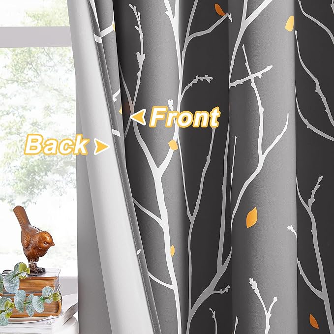 NICETOWN Room Darkening Ceiling to Floor Curtains, Decorative Modern Aesthetic - Image 3