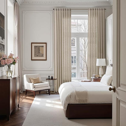 Cobblestone Linen 144 Inch Curtains - Image 6