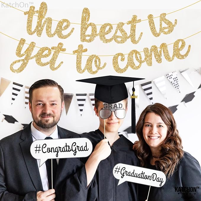 KatchOn Glitter The Best is Yet to Come Banner 10 Feet | No DIY, 2026 - Image 8