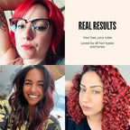 Overtone Semi Permanent Hair Color Conditioner, Scarlet Red, 8 oz, Nourishing, Damage-Free, Color Depositing Mask for All Hair Types with Shea Butter & Coconut Oil, Vegan & Cruelty-Free