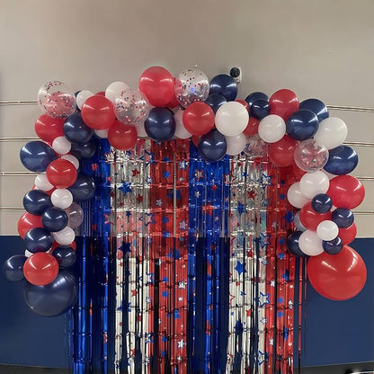 Red White Blue 4th of July Balloons - Image 6