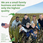 Seven Minerals, Organic Aloe Vera Spray for Body & Hair - From Freshly Cut Aloe Plant, Extra Strong, Easy to Apply, No Thickeners So It Absorbs Rapidly, No Sticky Residue - Made in USA (Big 12 fl oz)