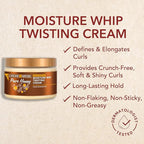 Creme of Nature Pure Honey Define Moisture Whip Twisting Cream, Defines & Elongates Curls, Long-Lasting Hold Without Crunch, Hair Care Gift for Her, 11.5 oz