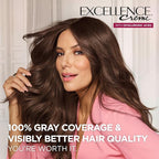 L'Oreal Paris Excellence Crème Permanent Hair Dye, Triple Care Hair Color with Pro-Keratine Complex for 100% Gray Hair Coverage, 8G Medium Golden Blonde, 1 Kit (Pack of 2)