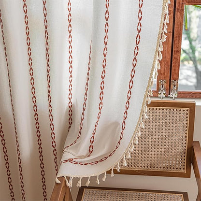 Sutuo Home Boho Curtains 96 Inch Long - Image 6