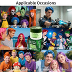 Temporary Hair Color Wax for Men - SUPIYA Washable Hair Wax Color, All-Day Hold Disposable Hair Wax for Christmas, Cosplay & Daily (Marige Color #68)