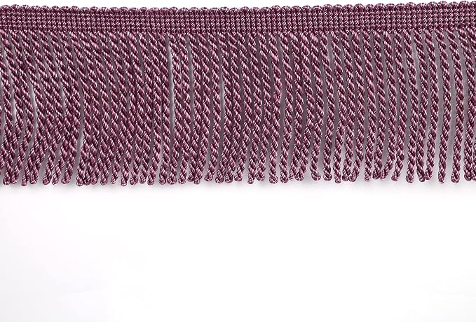 5 Yard Curtain Bullion Fringe Trim-Rayon Tassel Embellishments | 4 Inch Wide - Image 2