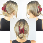 Camila Paris CP2529 French Hair Clip for Women for Thick Hair for Long Curly Wavy Hair, Red, Girls Hair Claw Clips Jaw Styling Hair Accessories for Women, Strong Hold No Slip Grip, Made in France
