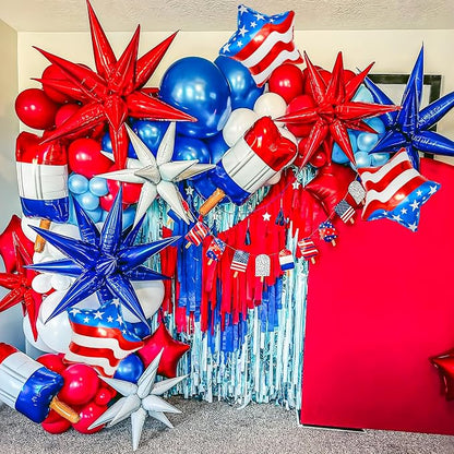 5 Pcs Patriotic 4th of July Balloons Set - Image 7