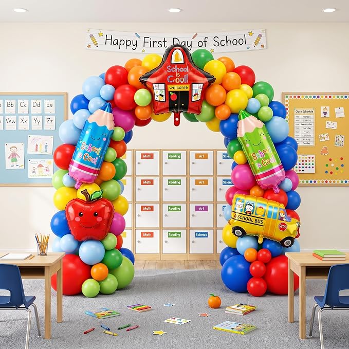 Back to School Balloon Arch Kit, 133 Balloons - Image 6