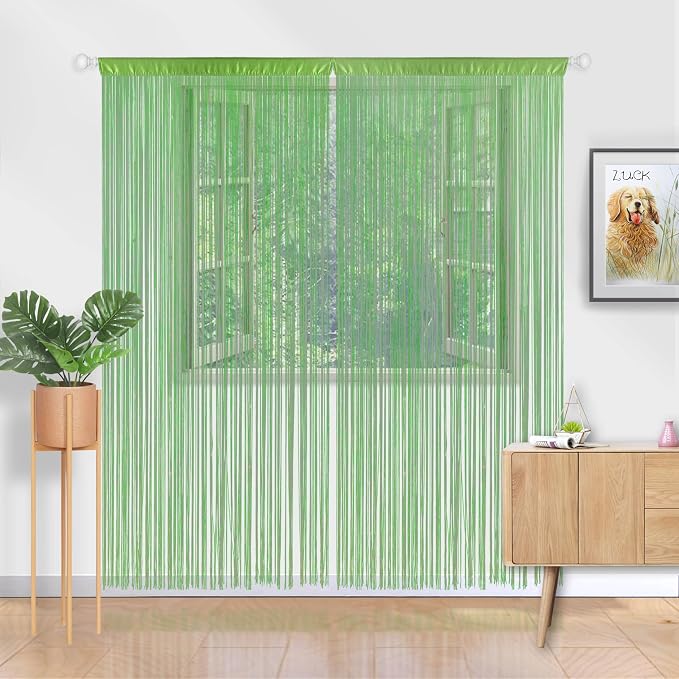 YIIBAII Door String Curtains Fringe Door Curtains - Image 4