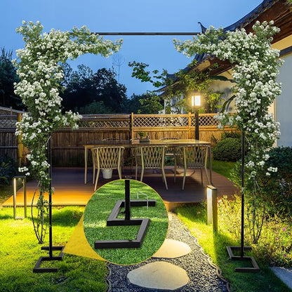 8.2 FT Wedding Arch Square Backdrop Stand Extra Clamps to Table Rod Frame | - Image 8