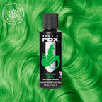 Arctic Fox Semi-Permanent Hair Dye, Vegan & Cruelty-Free, Ammonia-Free, Conditioning, Vibrant Green Color, Iris Green, For All Hair Types, 4 fl oz (Pack of 2)
