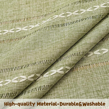 Sutuo Home Green Boho Door Curtains - Image 7