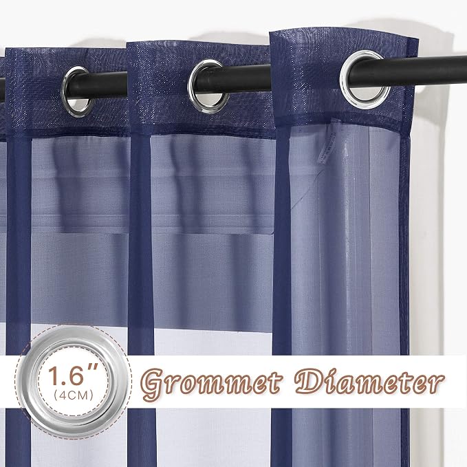 NICETOWN Sheer Curtains for Living - Image 2