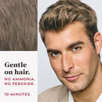 Just For Men Easy Comb-In Color Mens Hair Dye, Easy No Mix Application with Comb Applicator - Light Brown, A-25, Pack of 1