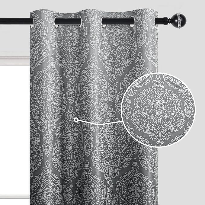 DWCN 100% Blackout Curtains for Bedroom 54 Inch Long - Image 6