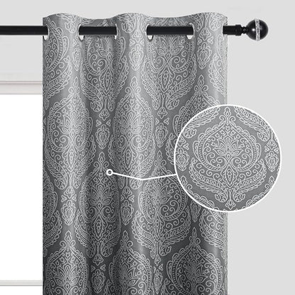 DWCN 100% Blackout Curtains for Bedroom 54 Inch Long - Image 6