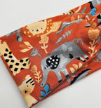 Soft Stretchy Headband, 3-in-1 Versatile Twist Style, One-Piece (Rusty Safari, Adult)