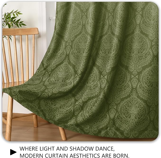 DWCN 100% Blackout Curtains for Bedroom - Image 8