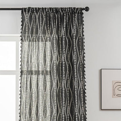Sutuo Home Boho Curtains 96 Inches Long - Image 3