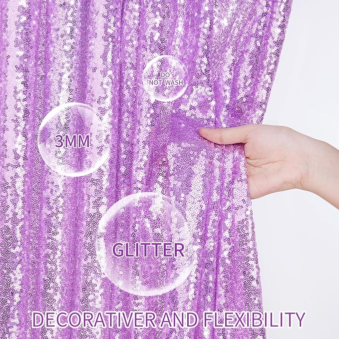 Sequin Backdrop Curtains Panels - Image 3